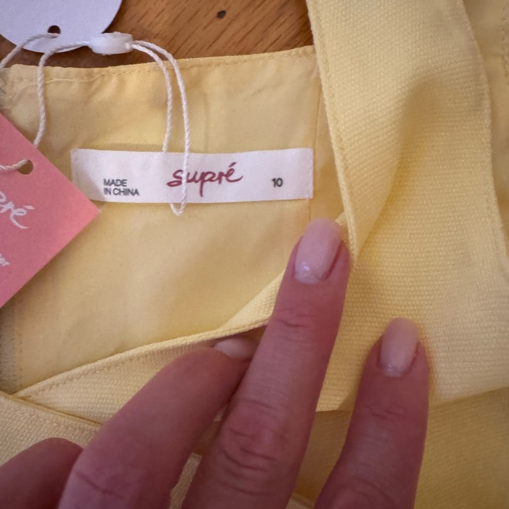 SUPRE Crips Yellow Wide Leg PANTS - Picture 7 of 10